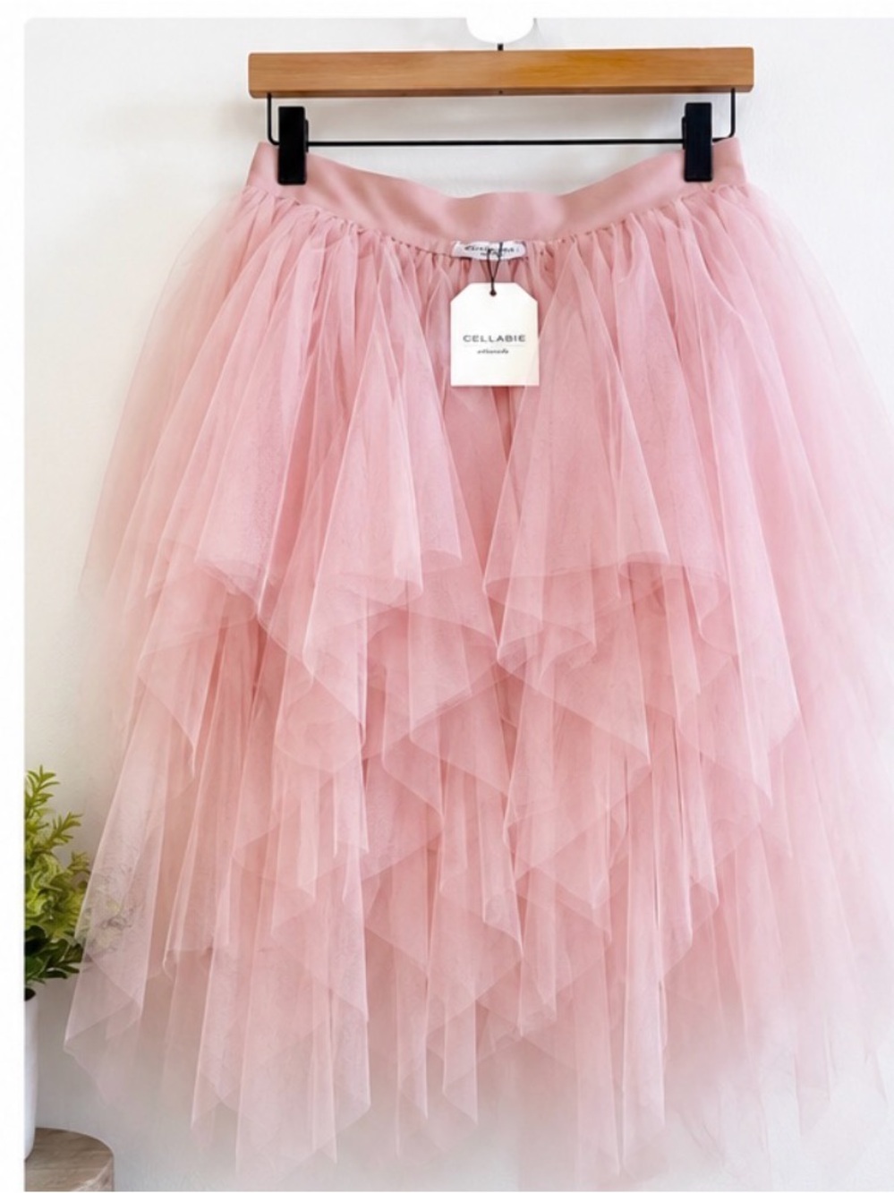 Cellabie Pink Layered Tulle Skirt NWT  One Size Regular so pretty